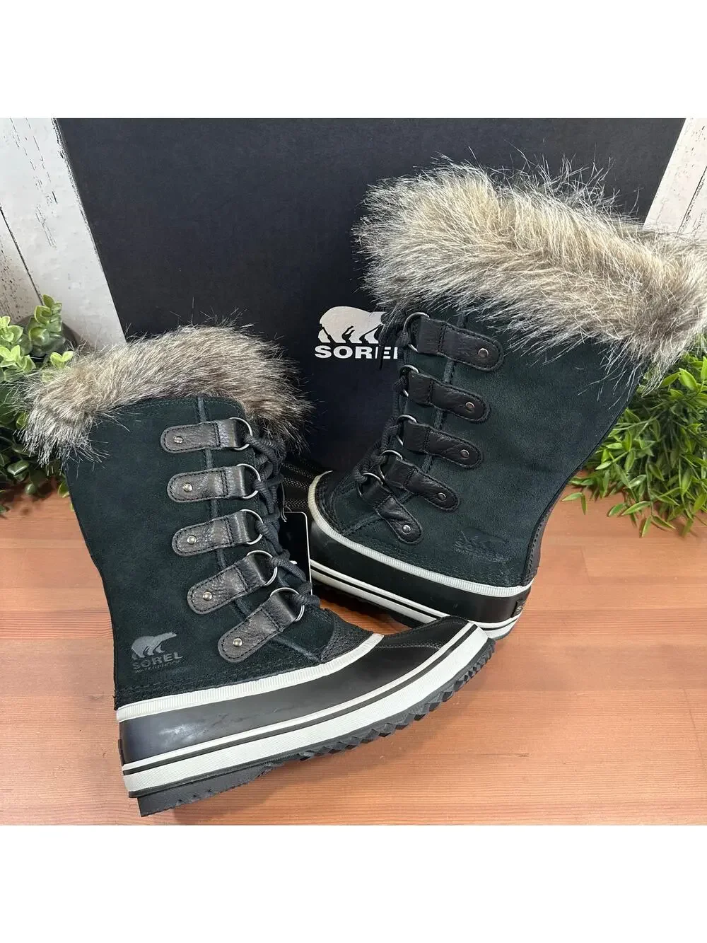 Sorel Women's Joan of Arctic Waterproof Boots‎ Black Size 7